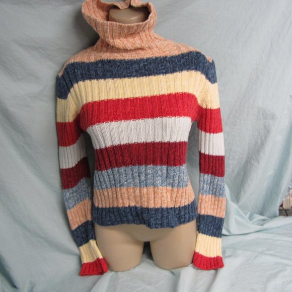 Next Era Sweaters - sweater M next era fun colorful stripes sz M (w1809)